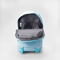 Mochila Infantil Yins Tiras Ajustáveis Com Fivela Azul