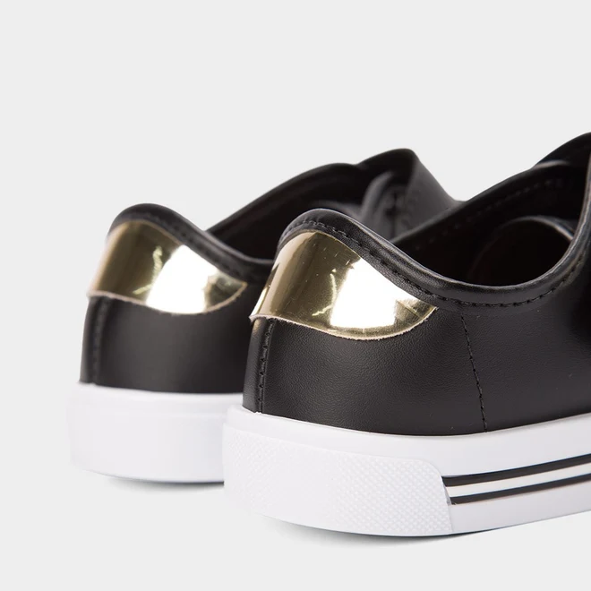Tênis Casual Infantil Molekinha Detalhe Coração Preto