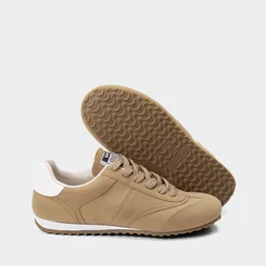 Tênis Sua Cia Casual Feminino Camurça Bege