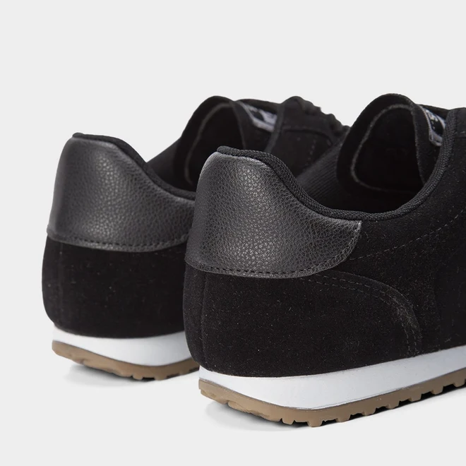 Tênis Sua Cia Casual Feminino Camurça Preto