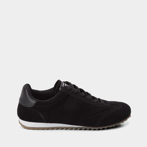 Tênis Sua Cia Casual Feminino Camurça Preto