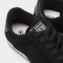 Tênis Sua Cia Casual Feminino Camurça Preto
