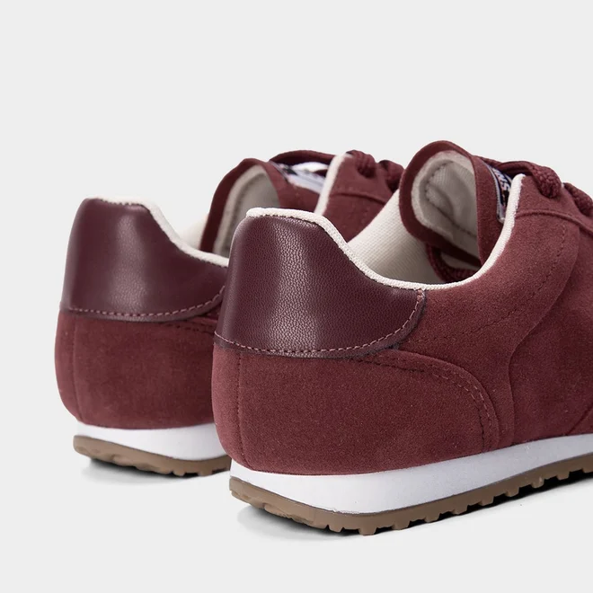 Tênis Sua Cia Casual Feminino Camurça Vinho
