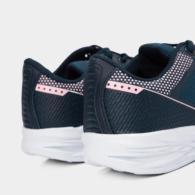 Tênis Infantil Vertus Jogging Detalhe Logo Tecido Marinho & Rosa