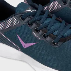 Tênis Infantil Vertus Jogging Detalhe Logo Tecido Marinho & Rosa