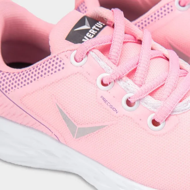 Tênis Infantil Vertus Jogging Detalhe Logo Tecido Rosa & Lilás
