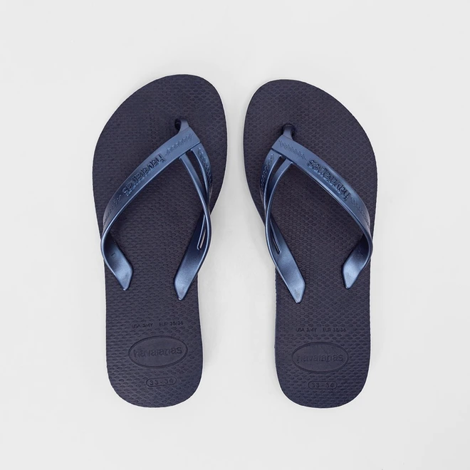 Chinelo Feminino Havaianas Elegance Original Marinho