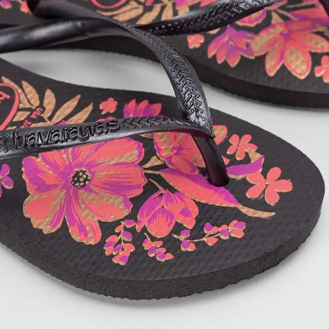 Chinelo Feminino Havaianas Slim Organic Original Preto