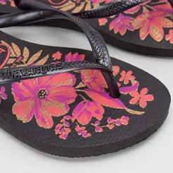 Chinelo Feminino Havaianas Slim Organic Original Preto