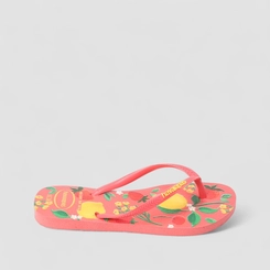Chinelo Feminino Havaianas Original Estampa Frutas Rosa