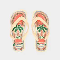 Chinelo Feminino Havaianas Top Summer Vibes Original Bege