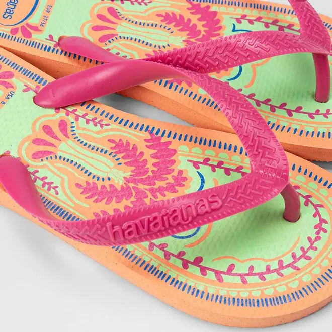 Chinelo Feminino Havaianas Top Summer Vibes Original Laranja