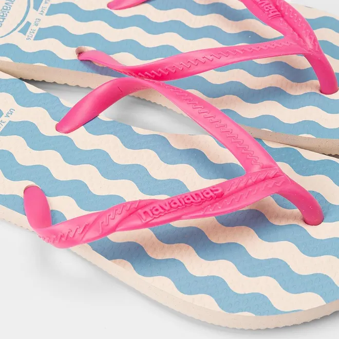 Chinelo Feminino Havaianas Fantasia Style Original Bege