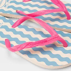 Chinelo Feminino Havaianas Fantasia Style Original Bege