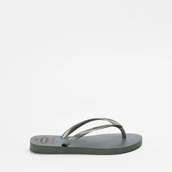 Chinelo Feminino Havaianas Slim Gloss Glitter Original Verde