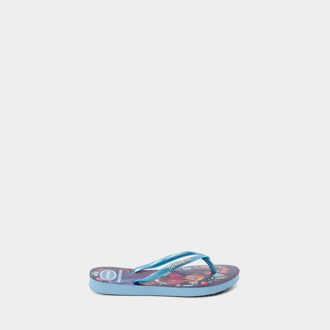 Chinelo Infantil Havaianas Princess Original Azul