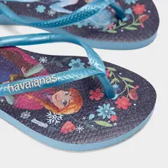 Chinelo Infantil Havaianas Princess Original Azul