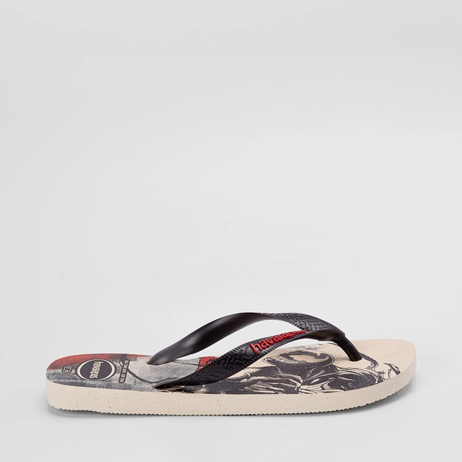 Chinelo Masculino Havaianas Top Marvel Original Homem Aranha & Venom Bege