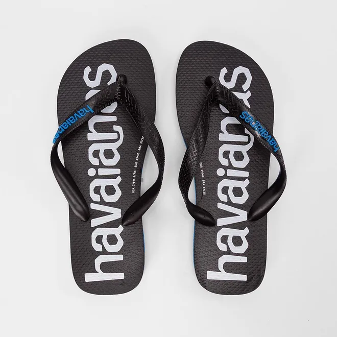 Chinelo Masculino Havaianas Top Logomania 2 Original Preto