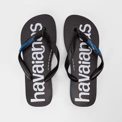 Chinelo Masculino Havaianas Top Logomania 2 Original Preto