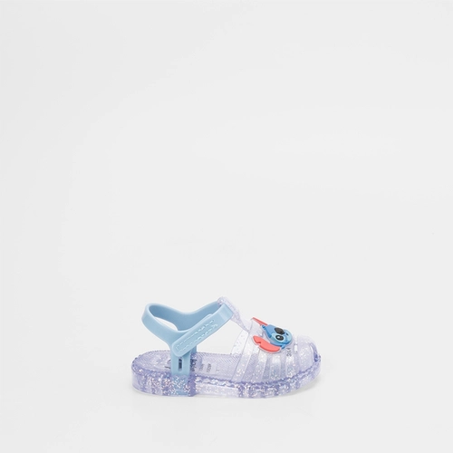 Sandália Jelly Bebê Disney Stitch Azul