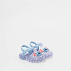 Sandália Jelly Bebê Disney Stitch Azul