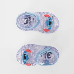Sandália Jelly Bebê Disney Stitch Azul