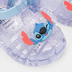 Sandália Jelly Bebê Disney Stitch Azul