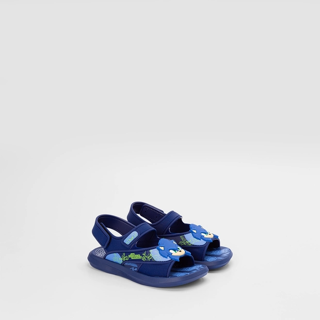 Sandália Infantil Grendene Kids Sonic Azul