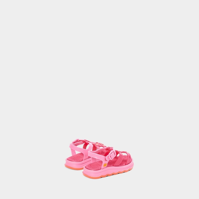 Sandália Bebê Zaxy Nina Garden Flatform Onda Rosa