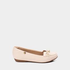 Mocassim Modare Ultraconforto Laço Pingente Off White