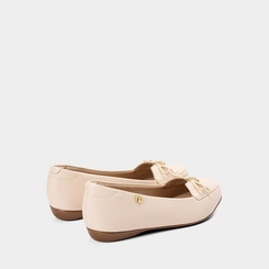 Mocassim Modare Ultraconforto Laço Pingente Off White