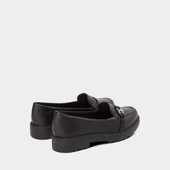 Mocassim Loafer Feminino Modare Plataforma Fivela Preto