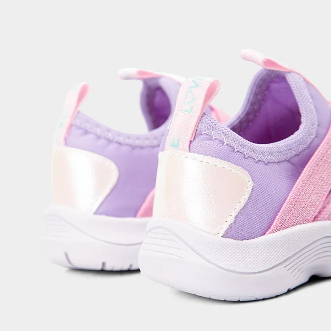 Slip On Bebê Gabrielinha Calce Fácil Holográfico Roxo