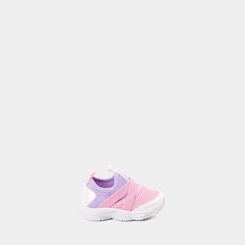 Slip On Bebê Gabrielinha Calce Fácil Holográfico Roxo