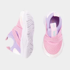 Slip On Bebê Gabrielinha Calce Fácil Holográfico Roxo