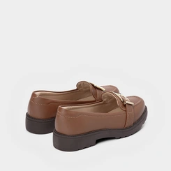 Mocassim Loafer Modare Aplicação Fivela Marrom