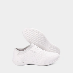 Tênis Feminino Casual Kolosh Costura Relevo Branco