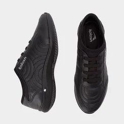 Tênis Feminino Casual Kolosh Costura Relevo Preto
