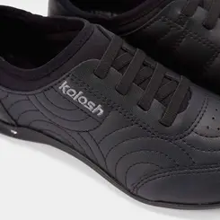 Tênis Feminino Casual Kolosh Costura Relevo Preto