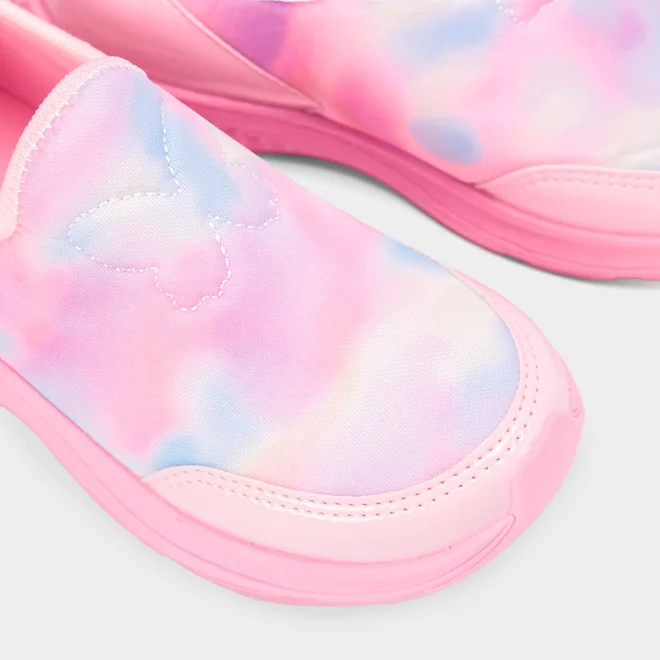 Tênis Infantil Gabrielinha Jogging Borboleta Pespontos Tie Dye Rosa