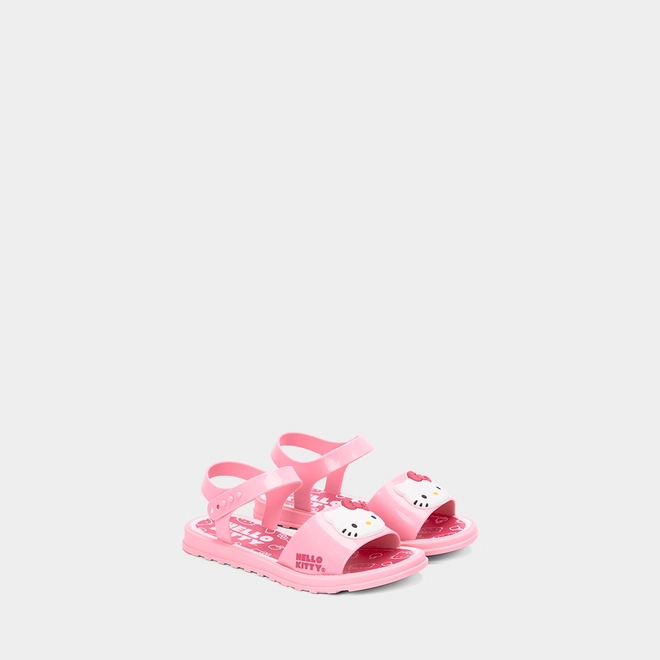 Sandália Infantil Grendene Kids + Brinde Bolsa Hello Kitty Rosa