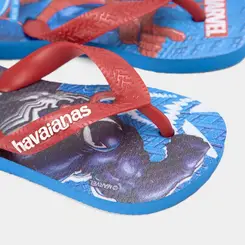 Chinelo Infantil Havaianas Marvel Homem-Aranha Original Azul & Vermelho