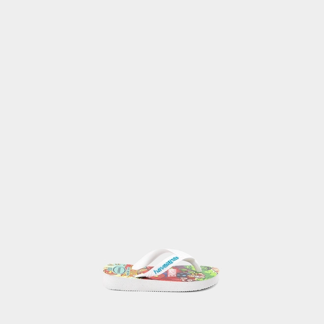 Chinelo Infantil Havaianas Marvel Original Branco