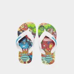 Chinelo Infantil Havaianas Marvel Original Branco
