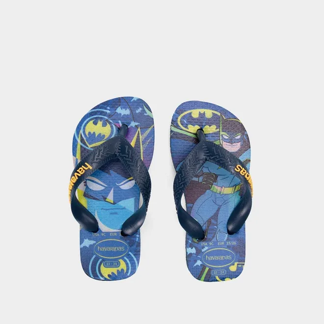 Chinelo Infantil Havaianas Warner Batman Original Marinho