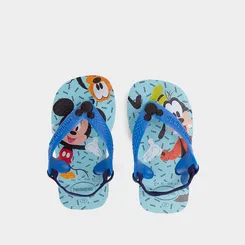 Chinelo Bebê Havaianas Classics Mickey & Pateta Original Azul