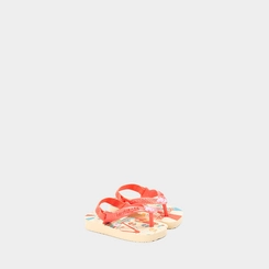 Chinelo Bebê Havaianas Peppa Pig Original Bege & Laranja