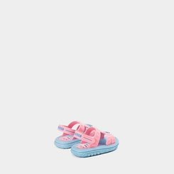 Sandália Infantil Disney + Brinde Mochila Stitch Rosa & Azul