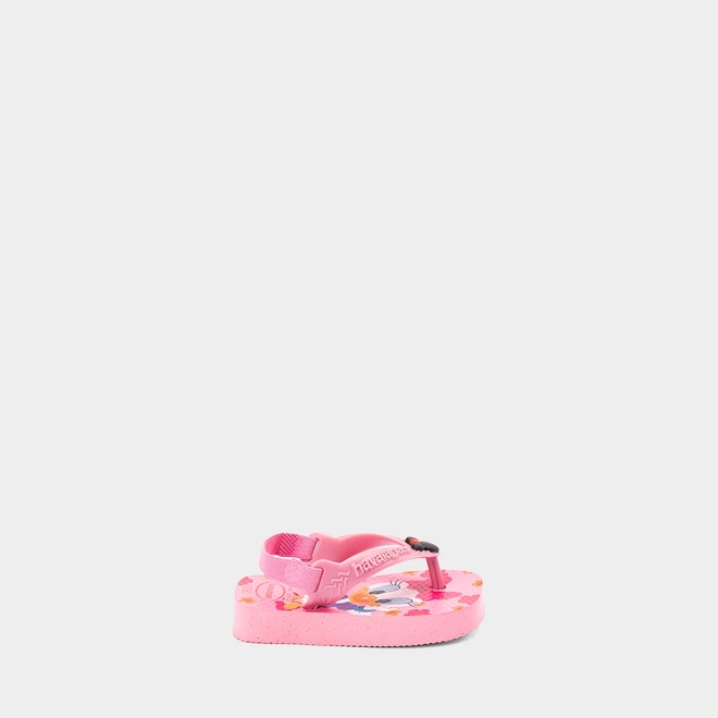 Chinelo Bebê Havaianas Classics Original Minnie Mouse Rosa